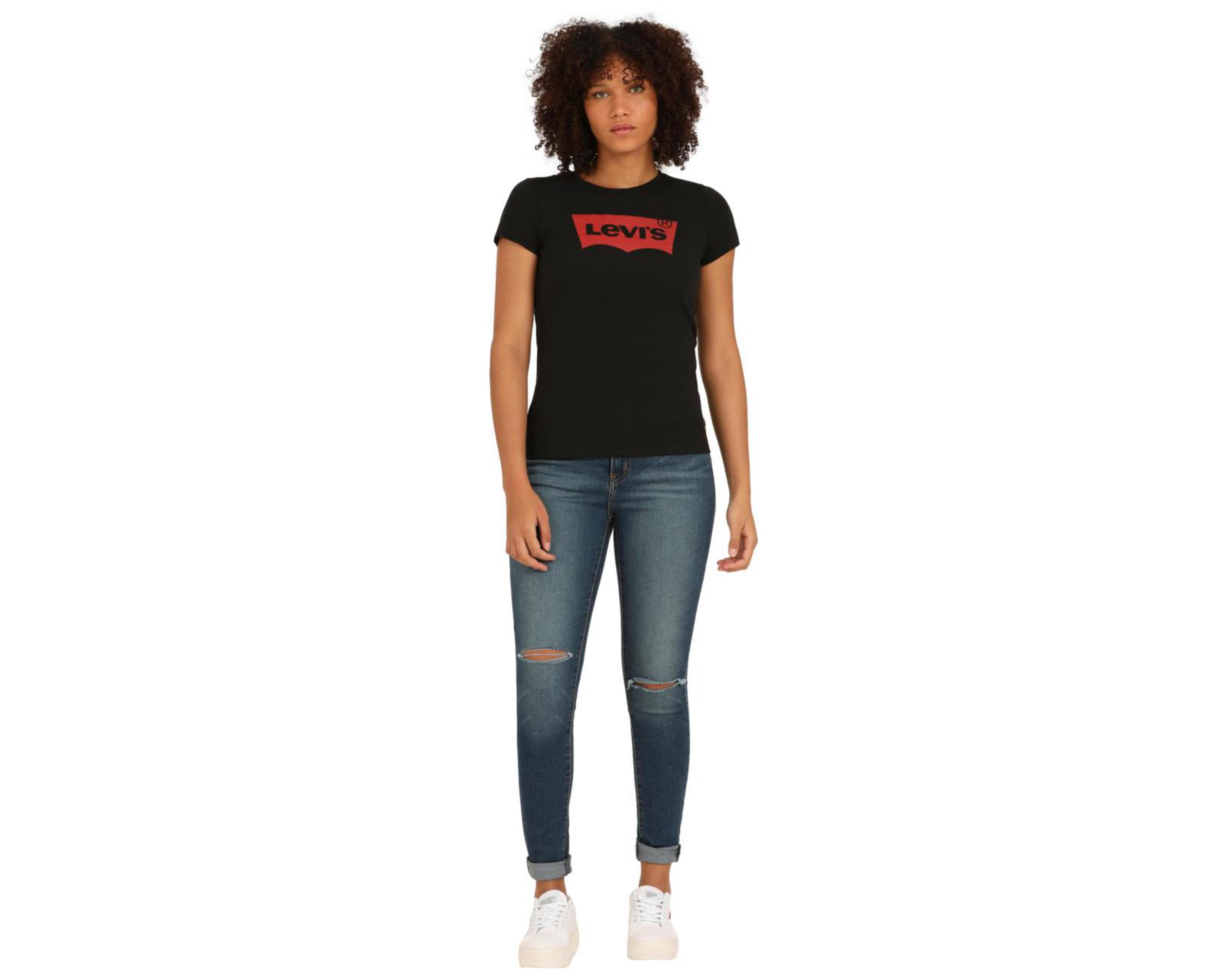 Foto 5 pulgar | Playera Levi's Manga Corta para Mujer
