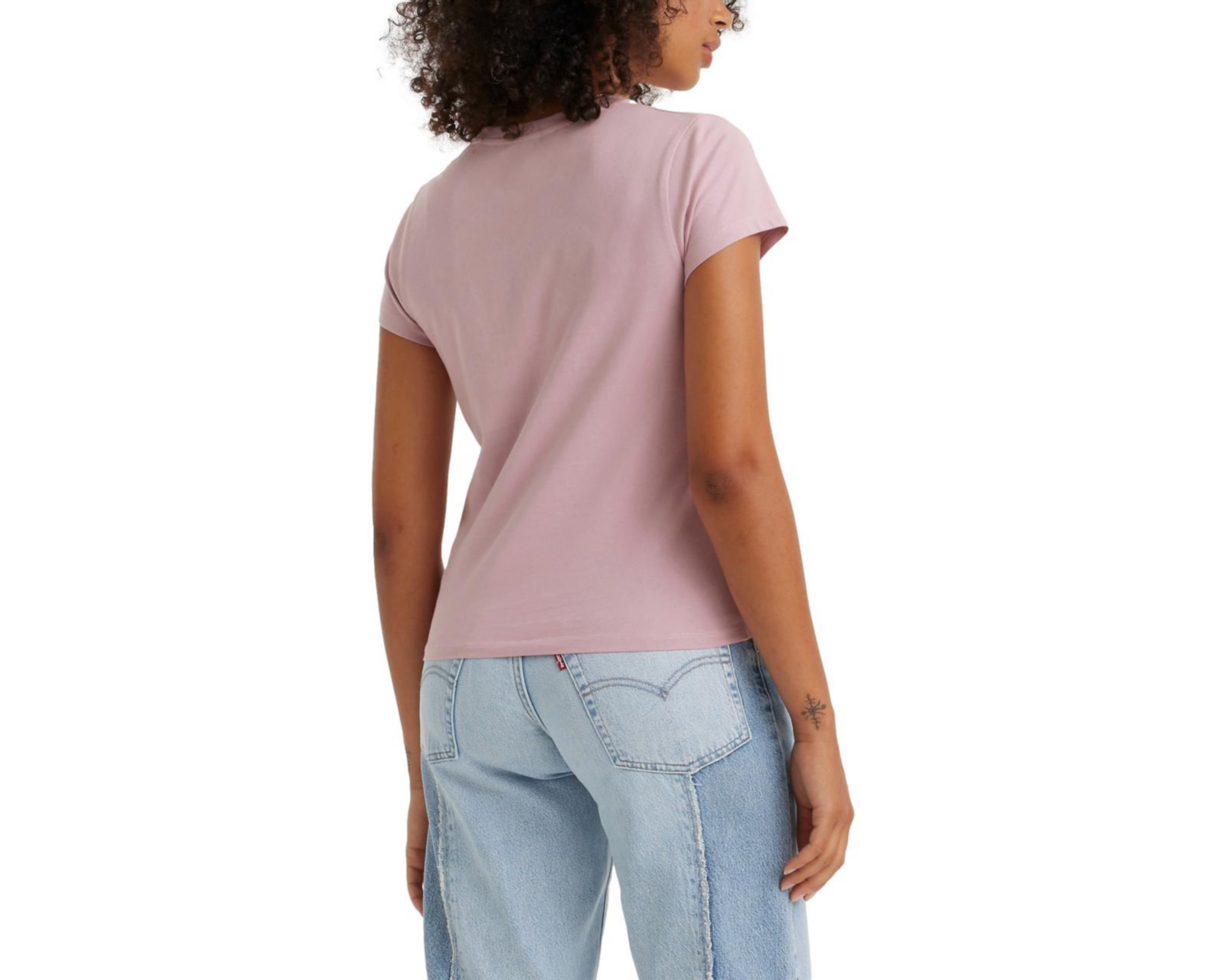 Foto 3 pulgar | Playera Levi's Rosa para Mujer