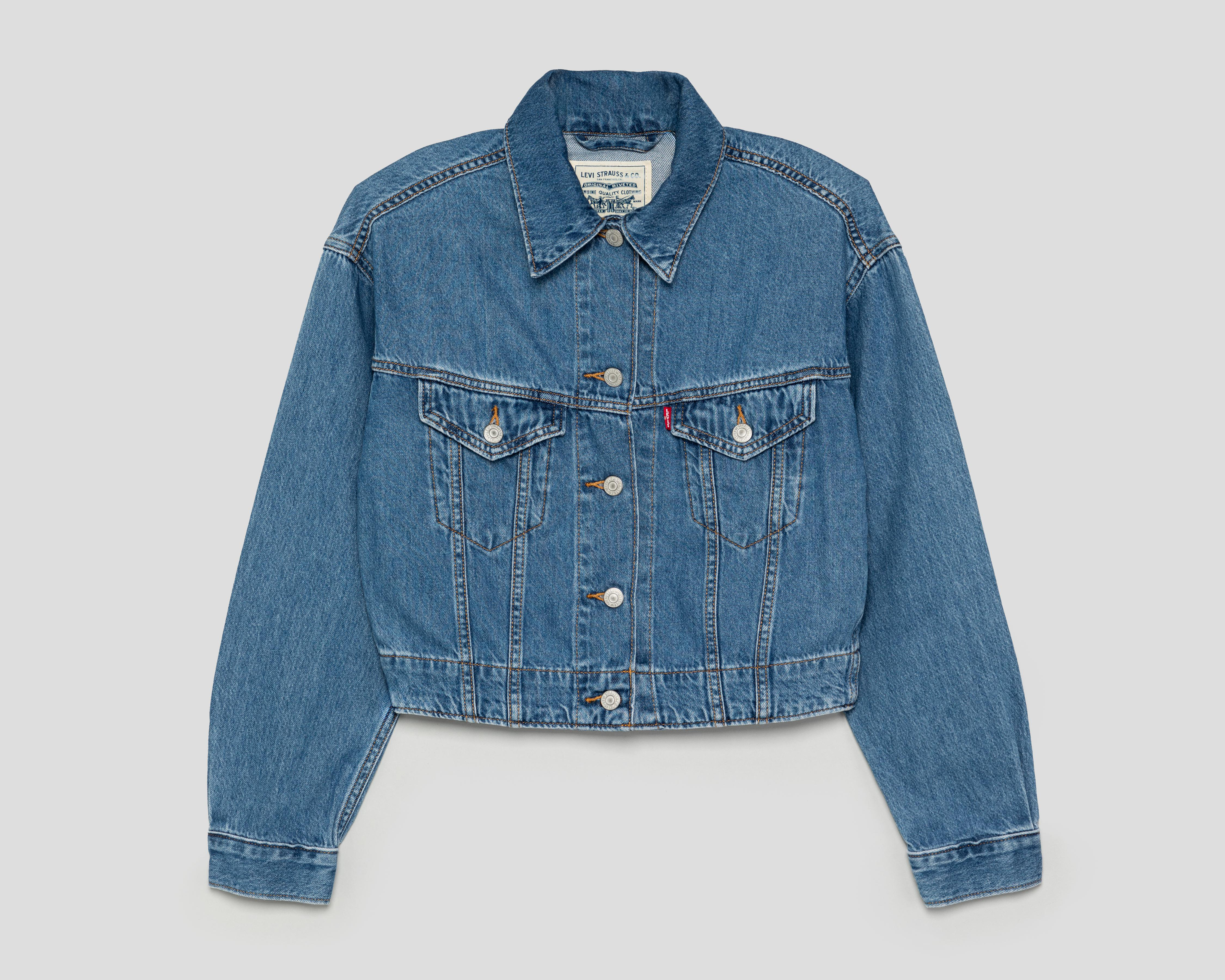 Foto 1 | Chamarra de Mezclilla Azul Levi's para Mujer