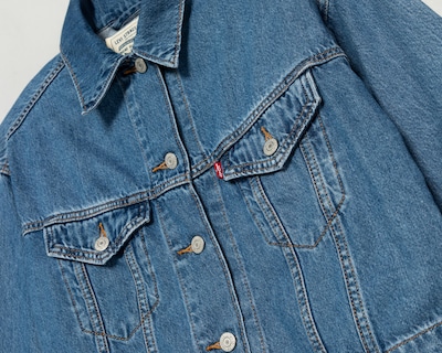 Foto 3 | Chamarra de Mezclilla Azul Levi's para Mujer