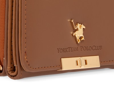 Foto 5 | Cartera para Mujer York Team Polo Club Café