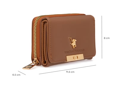 Foto 6 | Cartera para Mujer York Team Polo Club Café
