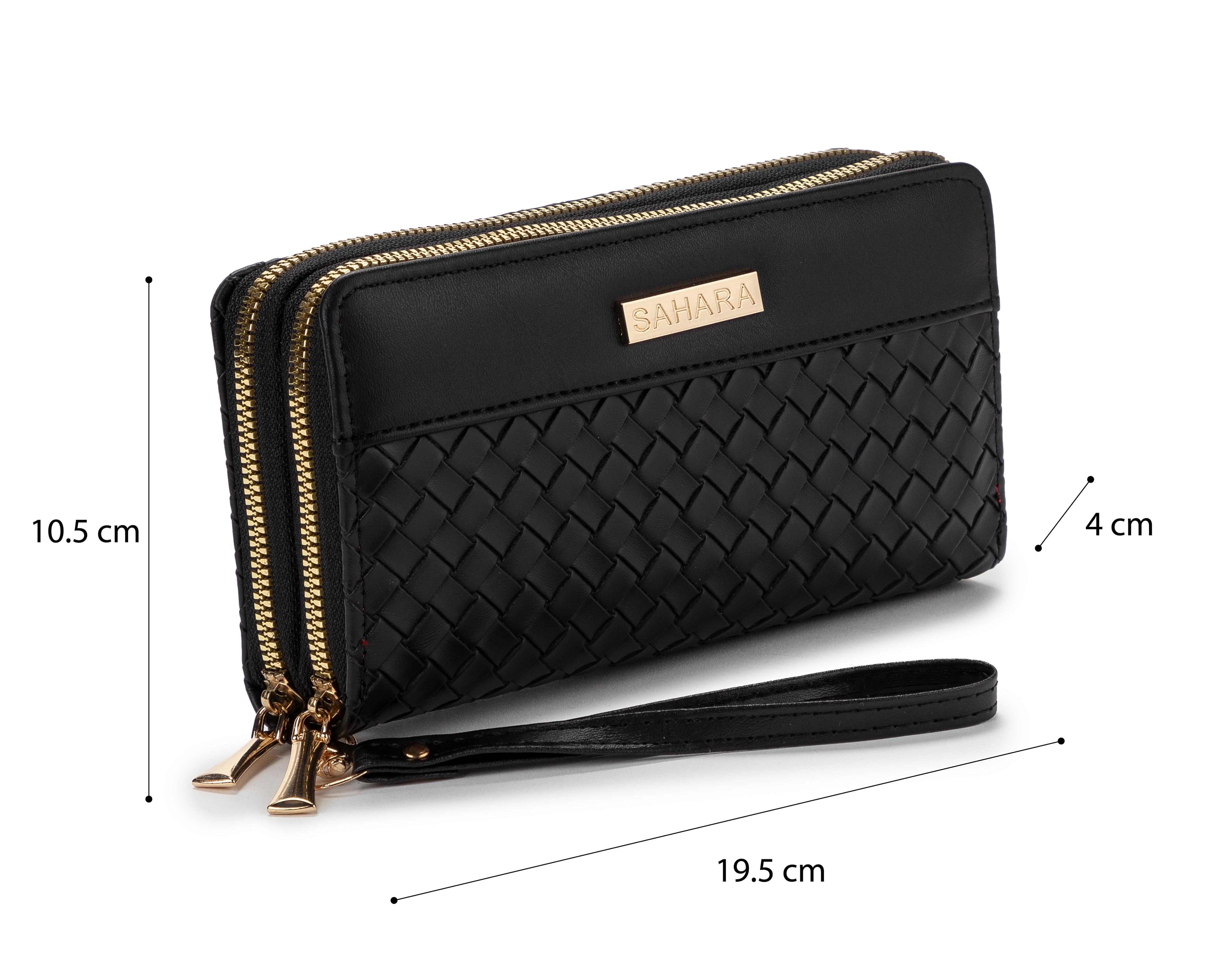 Foto 9 pulgar | Cartera para Mujer Sahara Negra