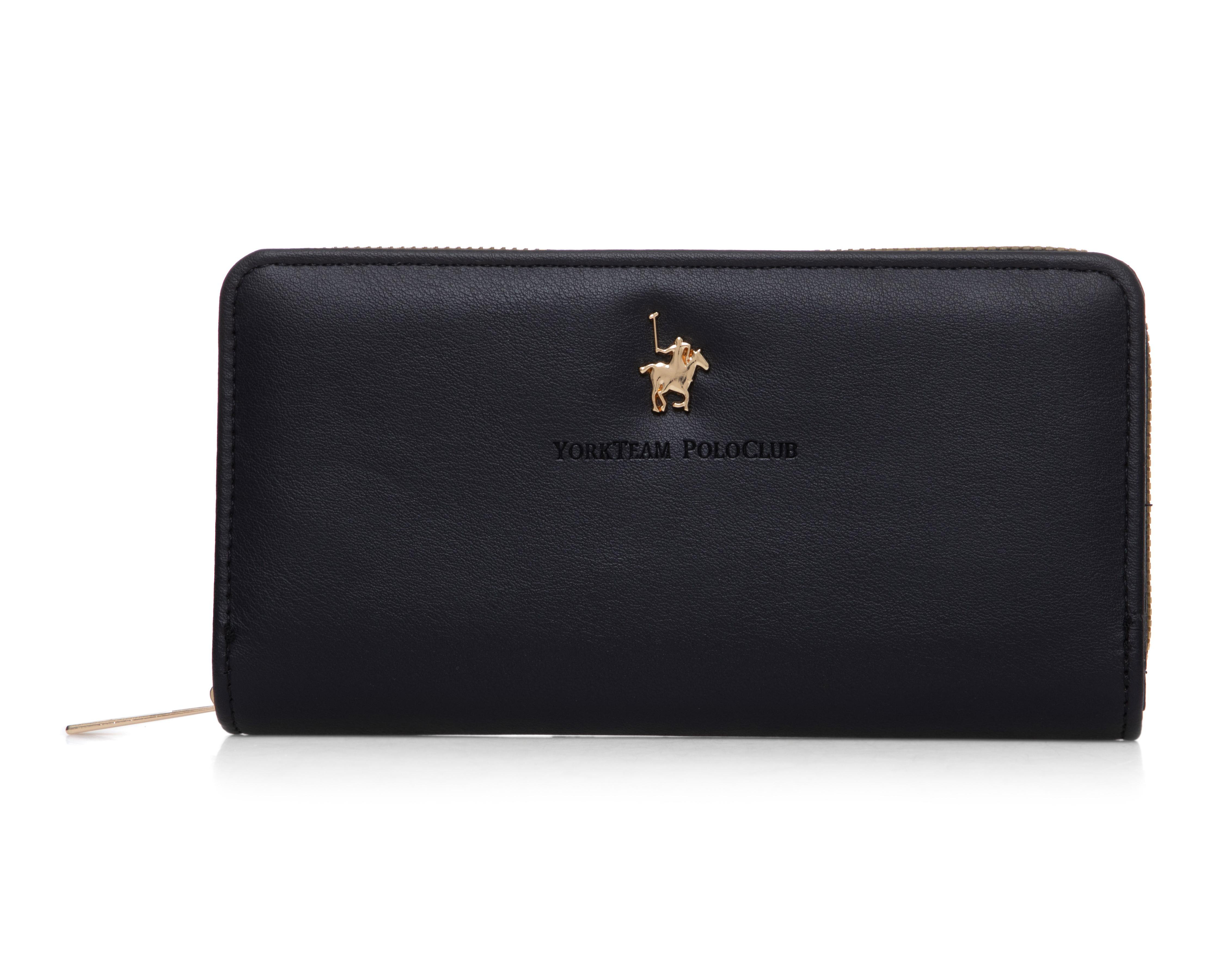 Foto 2 pulgar | Cartera para Mujer York Team Polo Club Negra