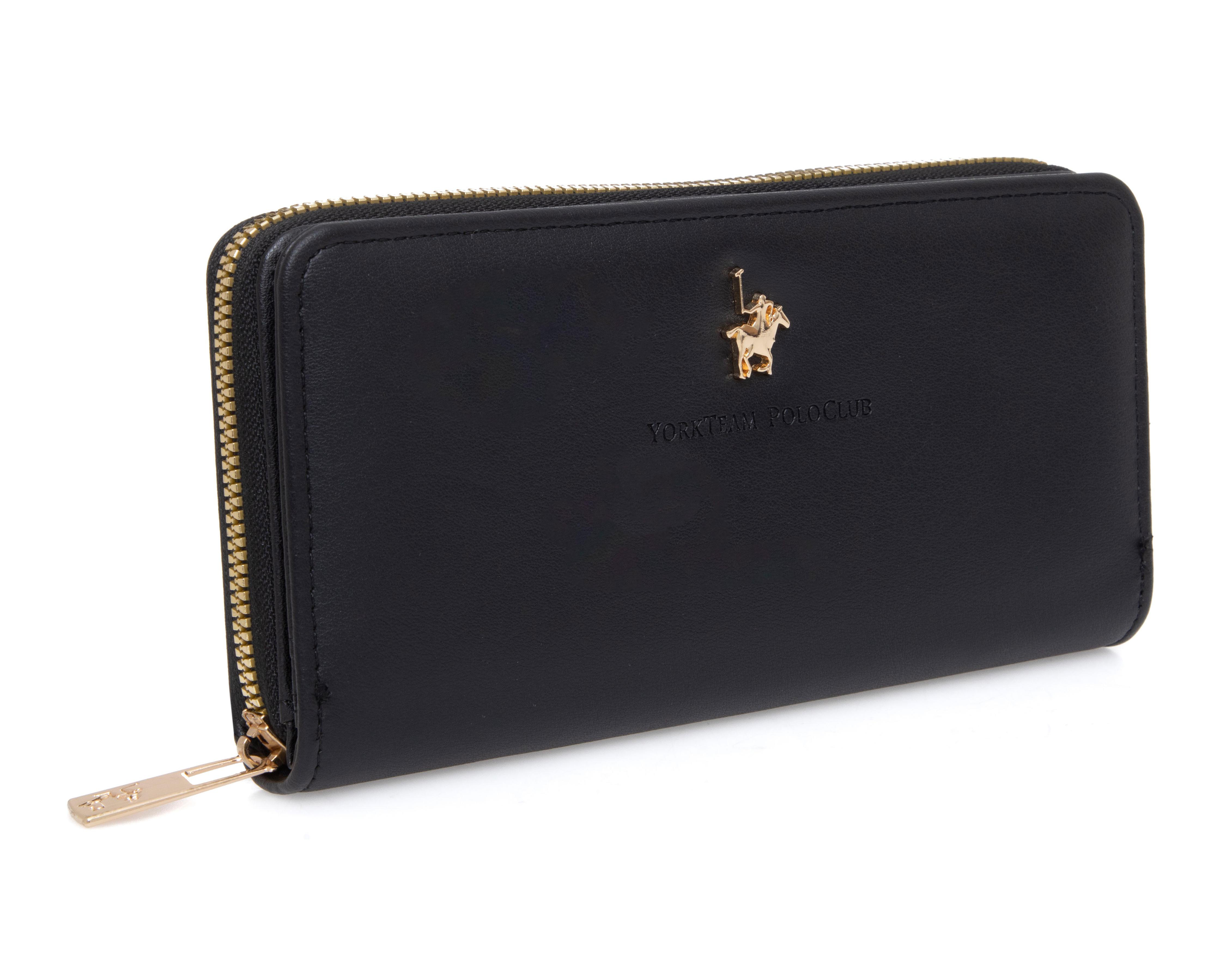 Foto 3 pulgar | Cartera para Mujer York Team Polo Club Negra