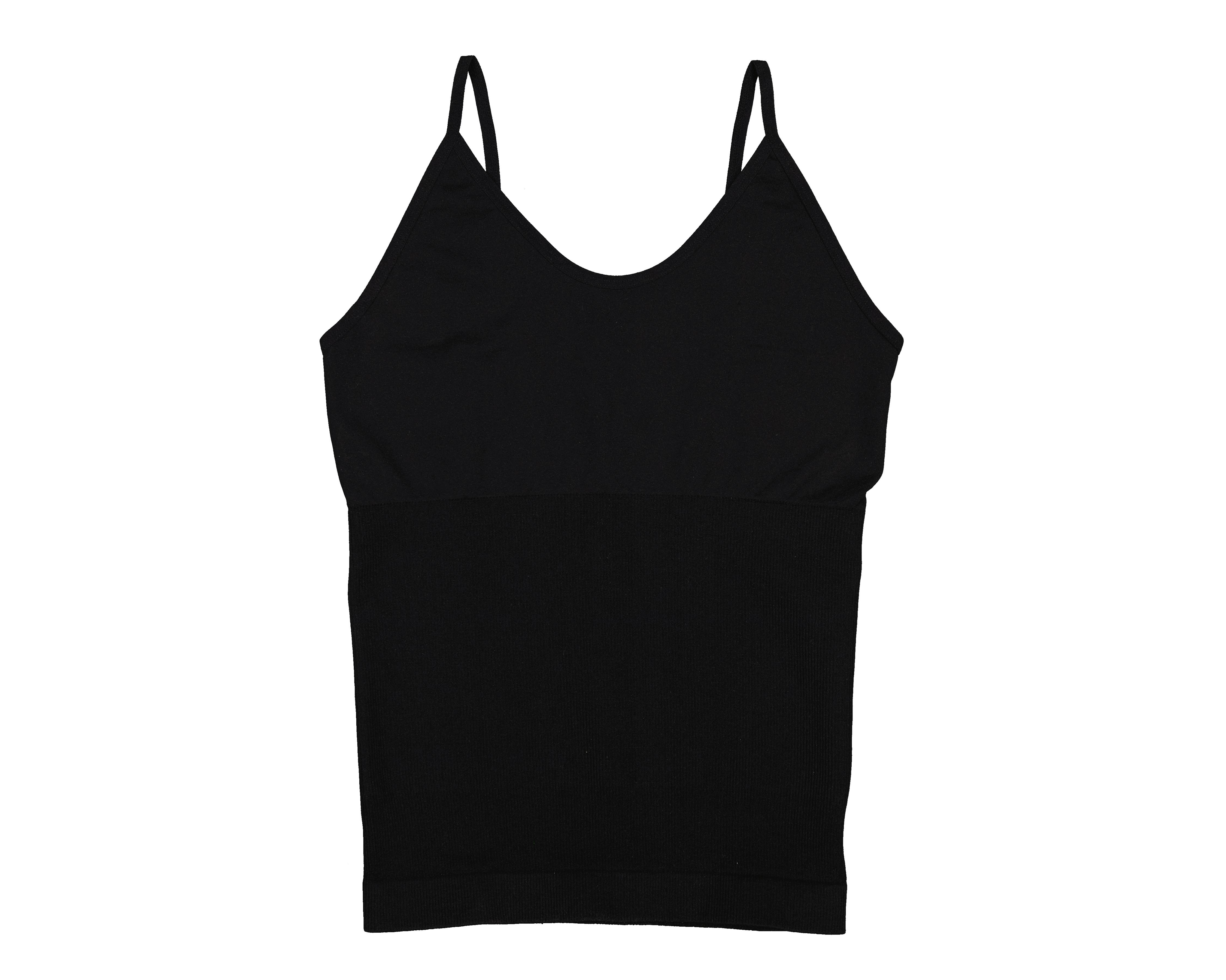 Camiseta con Control Negra Beauty Secret para Mujer