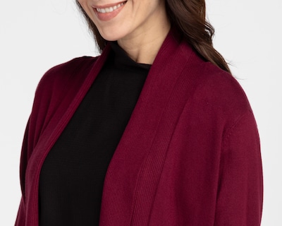 Foto 4 | Cárdigan Tinto Lady Sun para Mujer