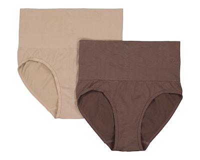 Foto 1 | Pantaleta Control Multicolor Beauty Secret para Mujer 2 Piezas