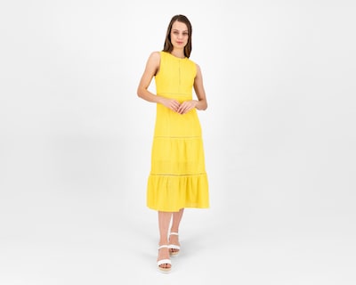 Foto 2 | Vestido Meirius Casual Midi Amarillo