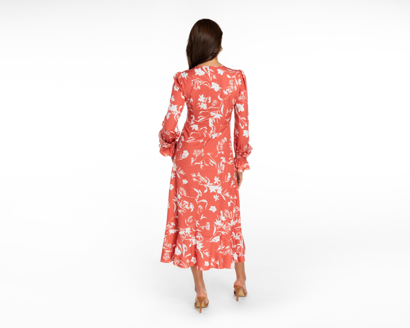 Foto 4 pulgar | Vestido Meirius Casual Midi con Holán
