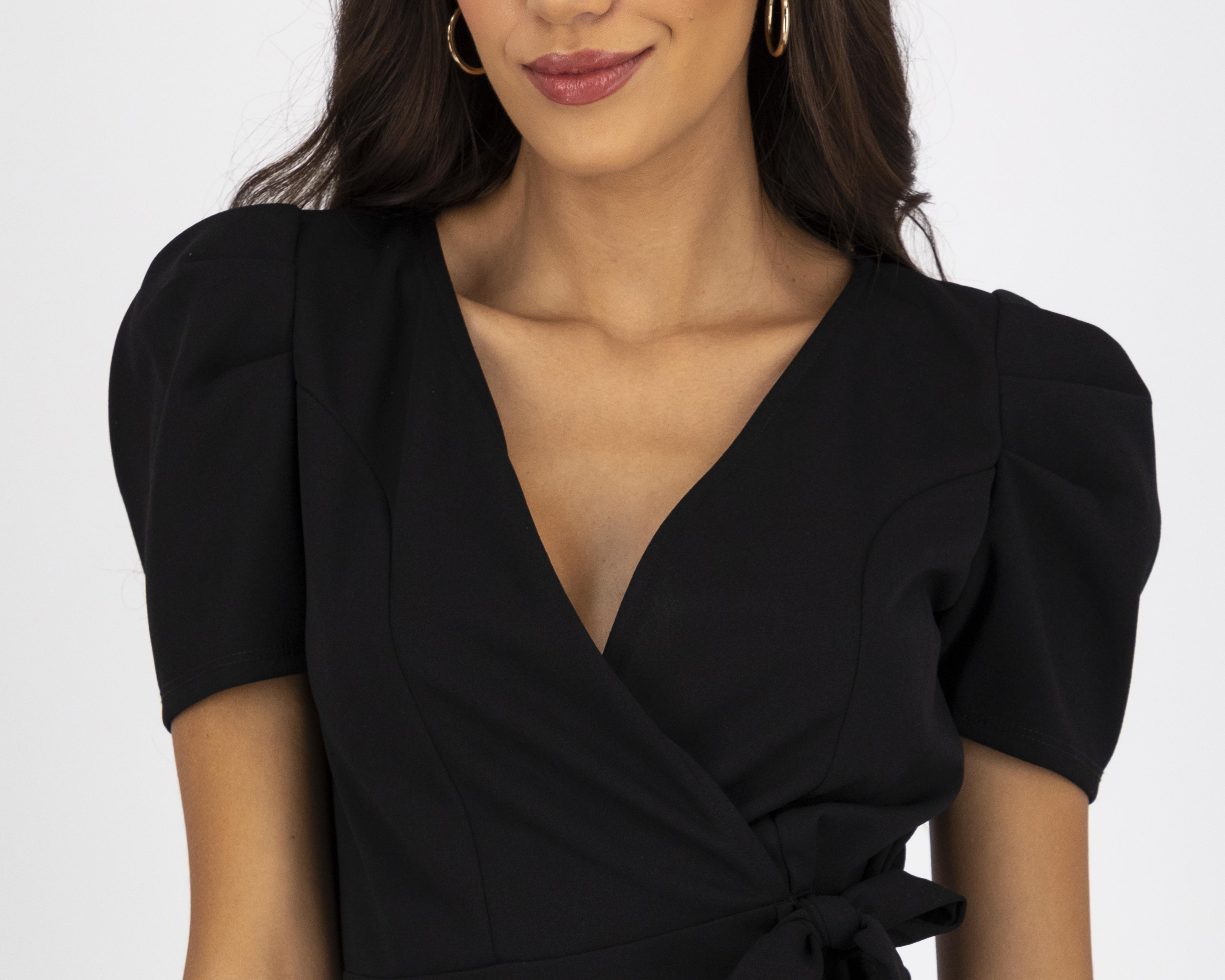 Foto 4 | Blusa Sahara Manga Corta Escote Cruzado