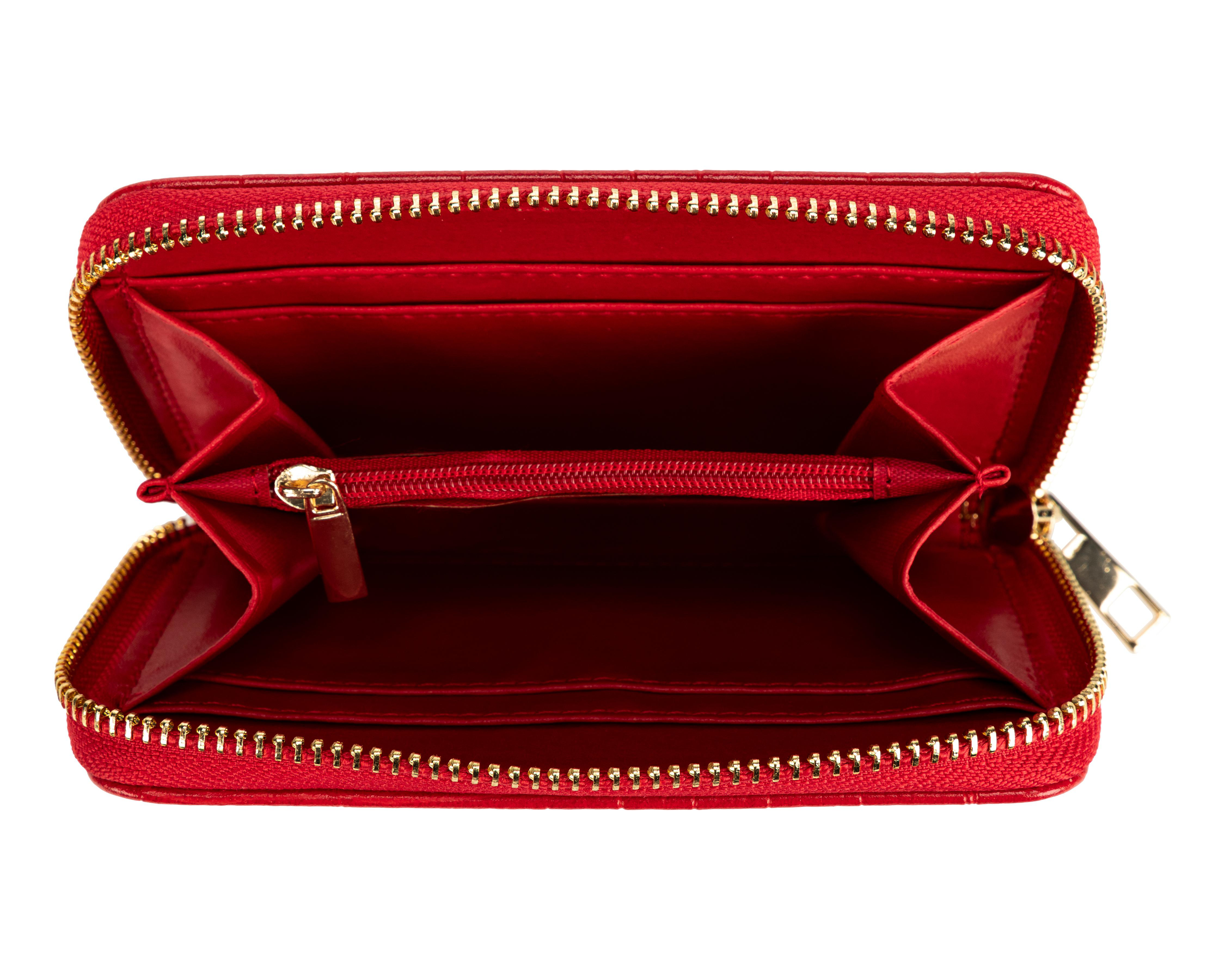 Foto 4 | Monedero para Mujer Sahara Rojo
