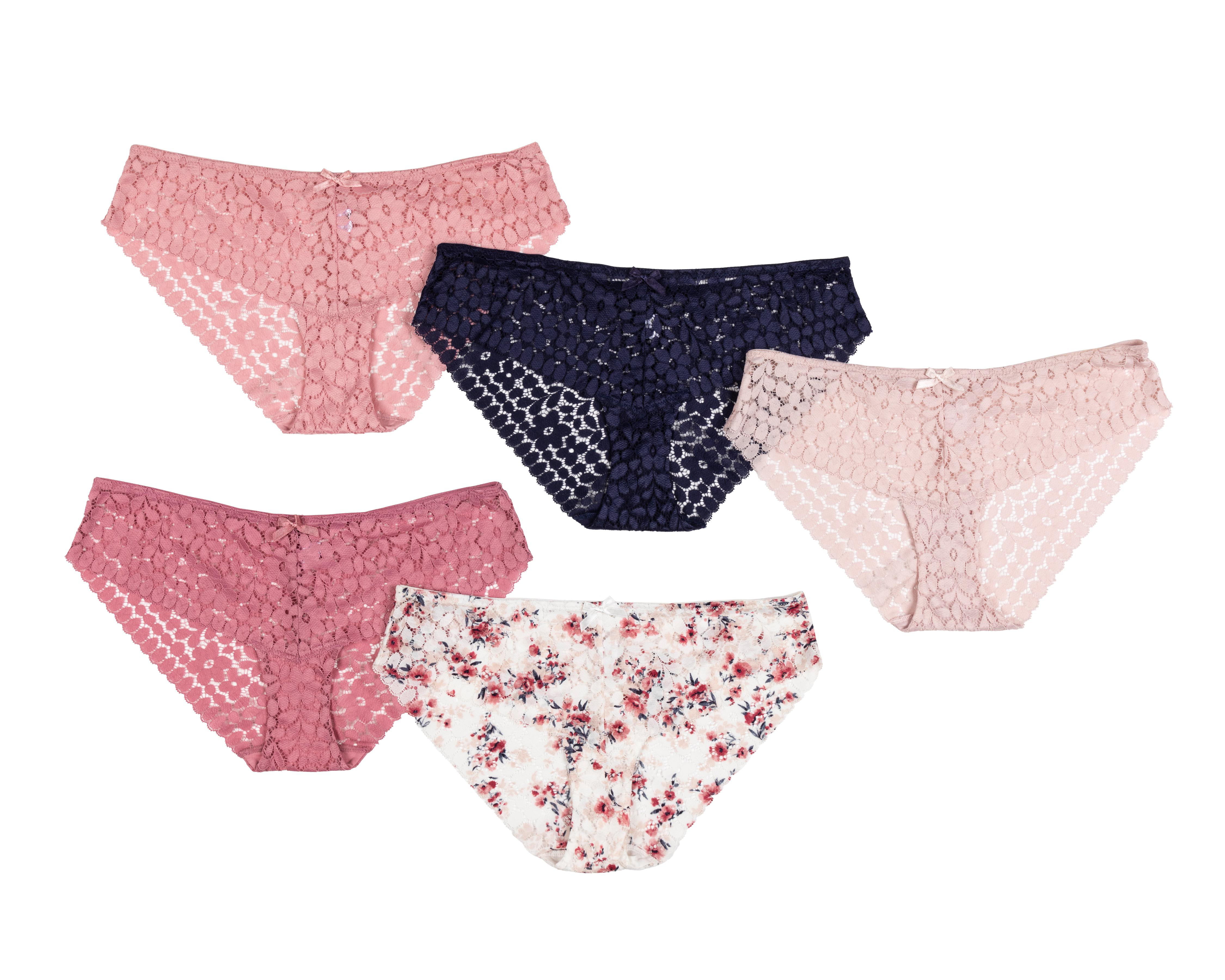 Bikini con Encaje Eva tu Estilo Íntimo para Mujer 5 Piezas