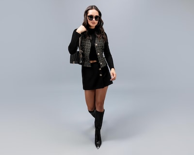Foto 1 | Short Falda Jennifer Lopez con Botones para Mujer