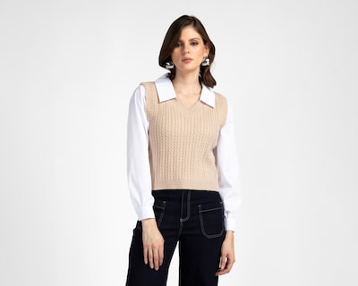 Foto 1 | Chaleco con Camisa Sahara para Mujer