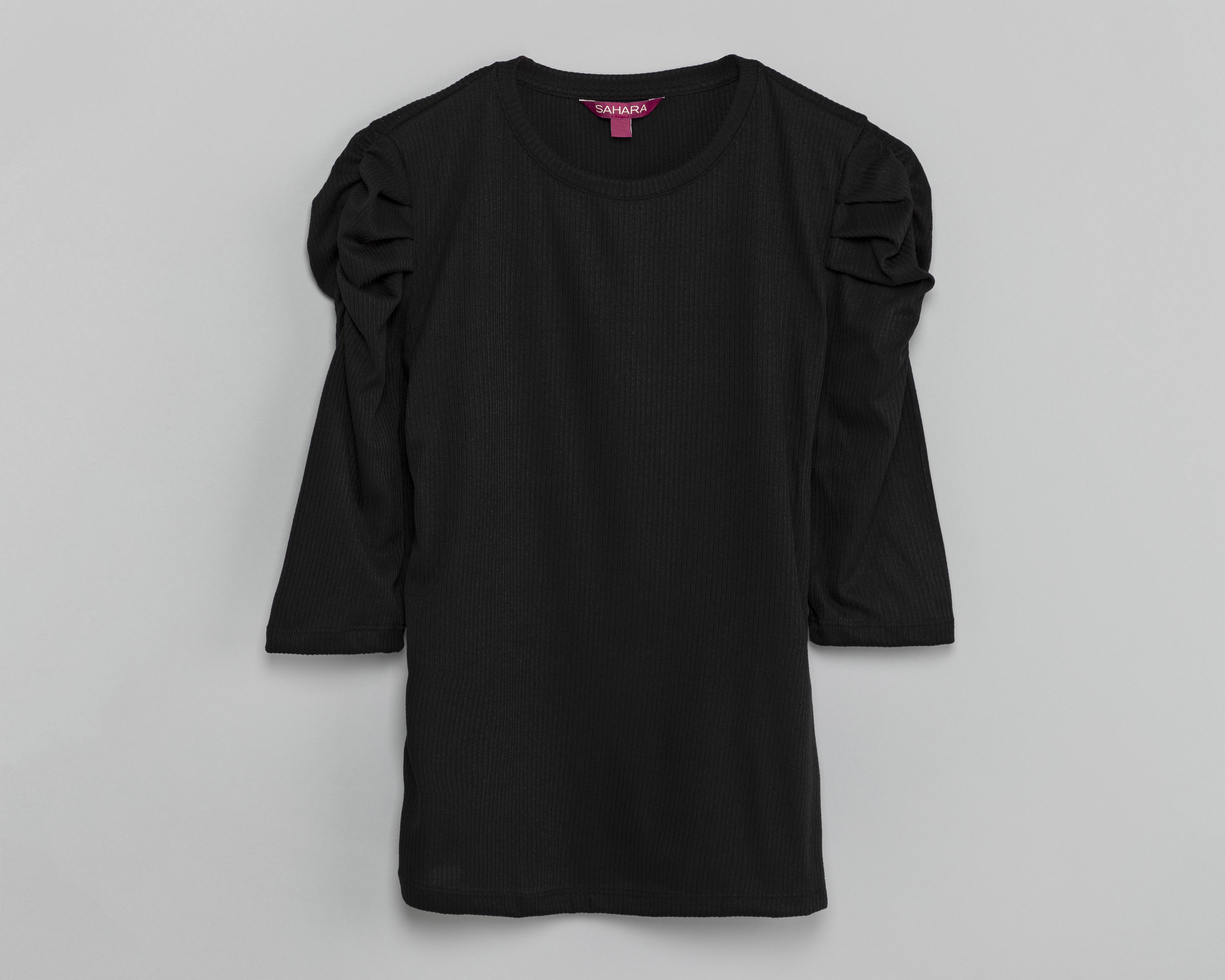 Foto 1 | Blusa Sahara Manga 3/4 Negra