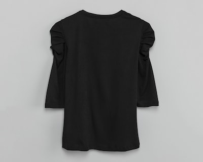 Foto 2 | Blusa Sahara Manga 3/4 Negra