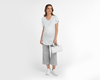 Foto 3 | Playera de Maternidad Mamá Bella Manga Corta 2 Piezas