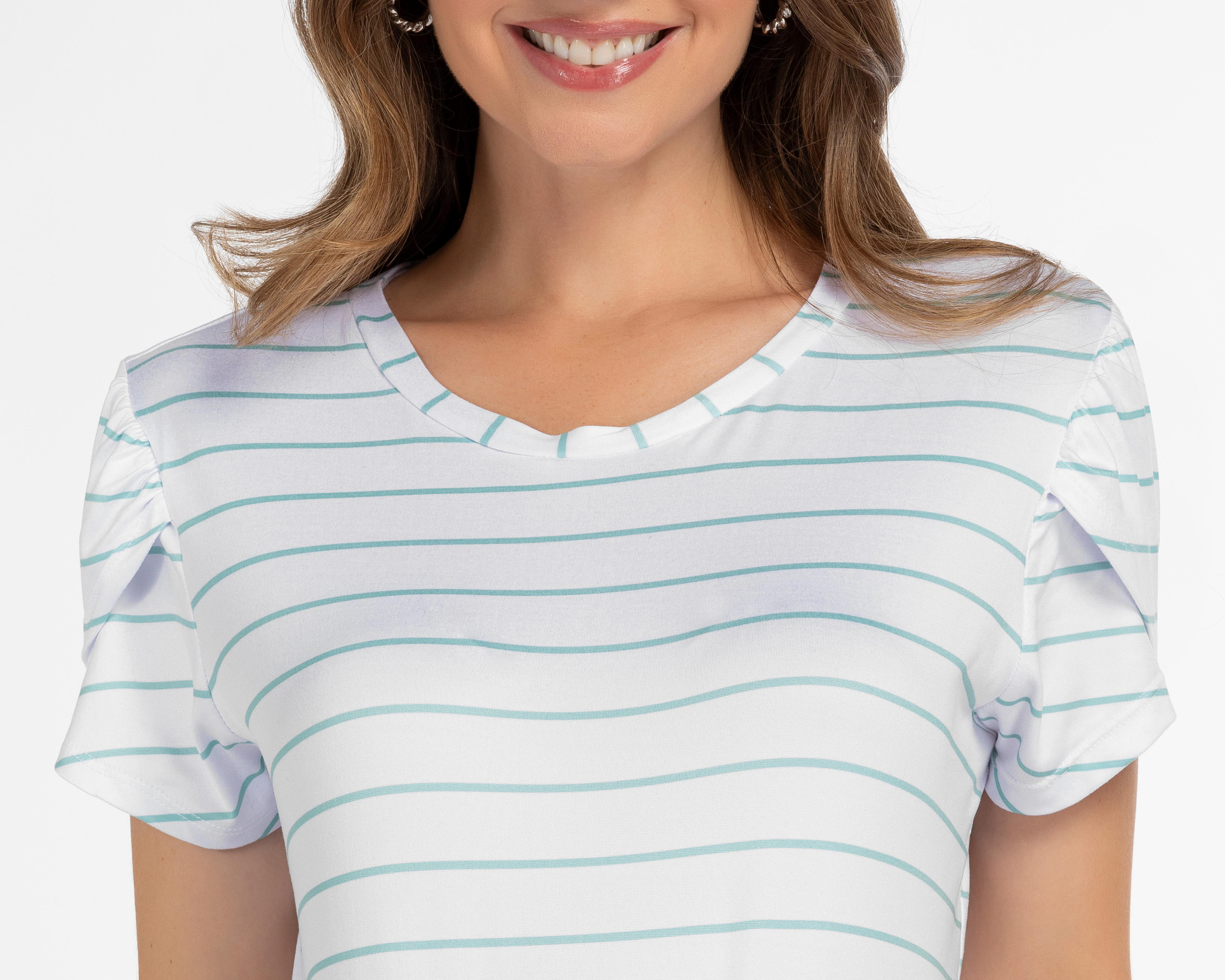 Foto 6 pulgar | Playera de Maternidad Mamá Bella Manga Corta 2 Piezas