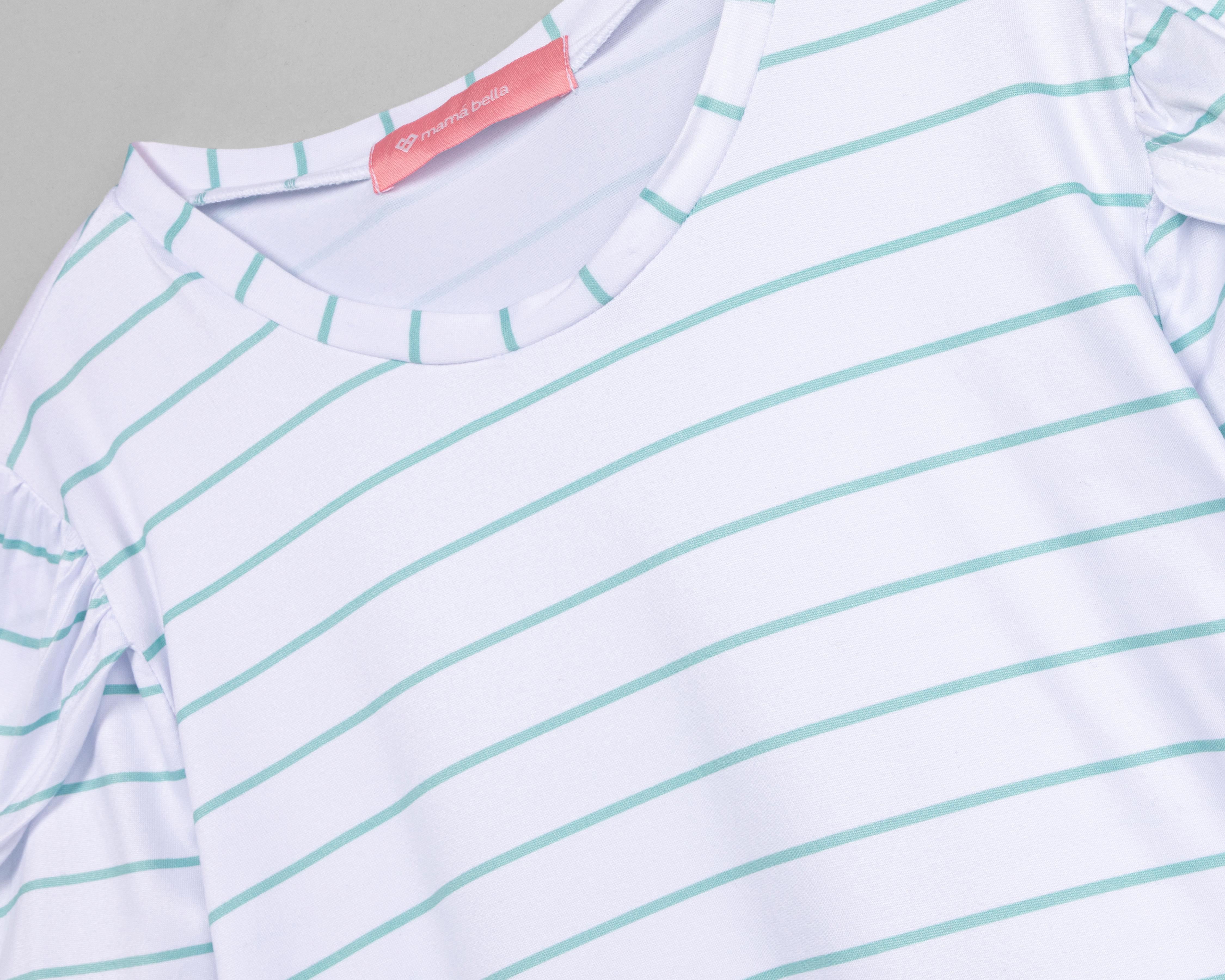 Foto 7 pulgar | Playera de Maternidad Mamá Bella Manga Corta 2 Piezas