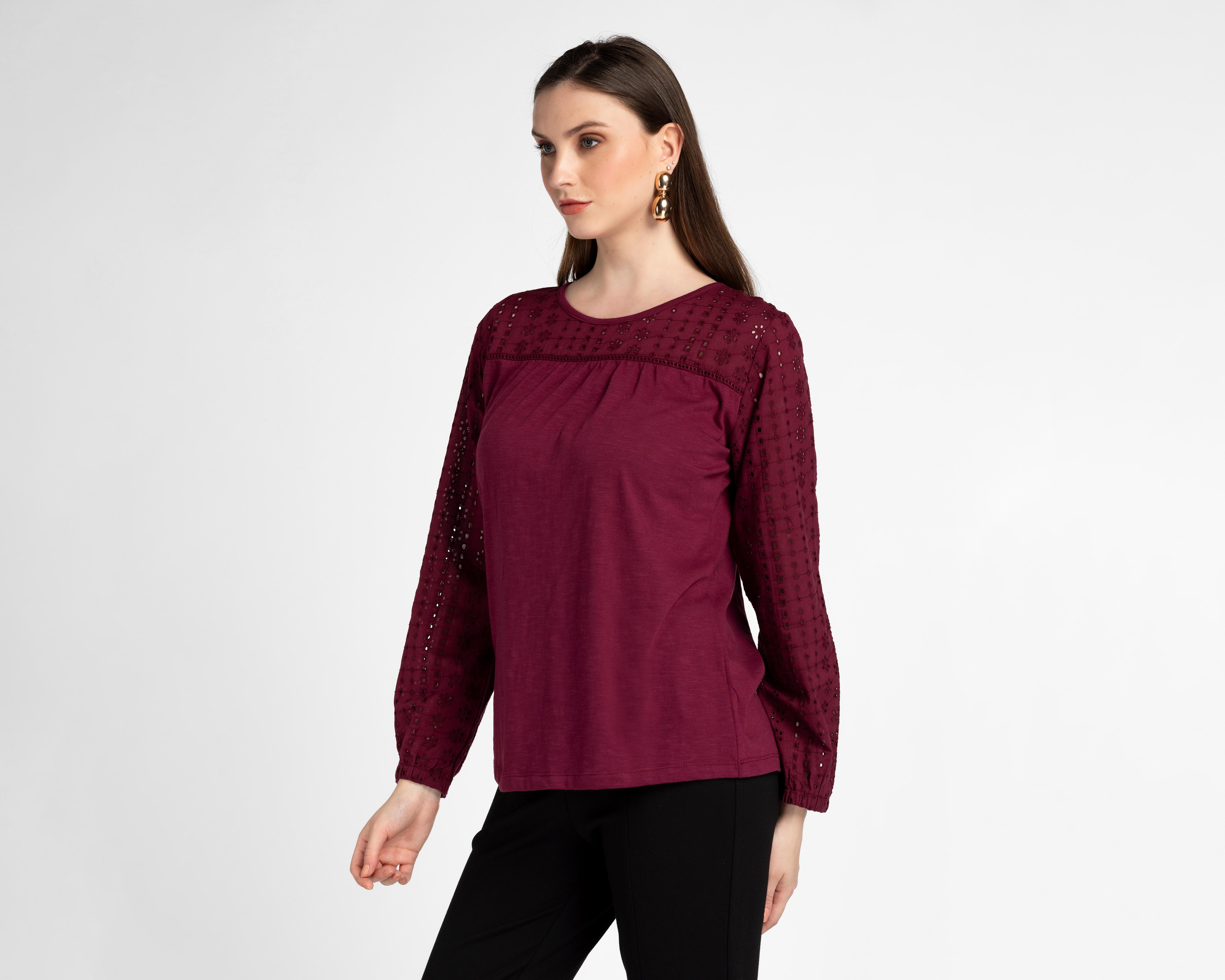 Foto 2 pulgar | Blusa Lady Sun con Manga 3/4 para Mujer