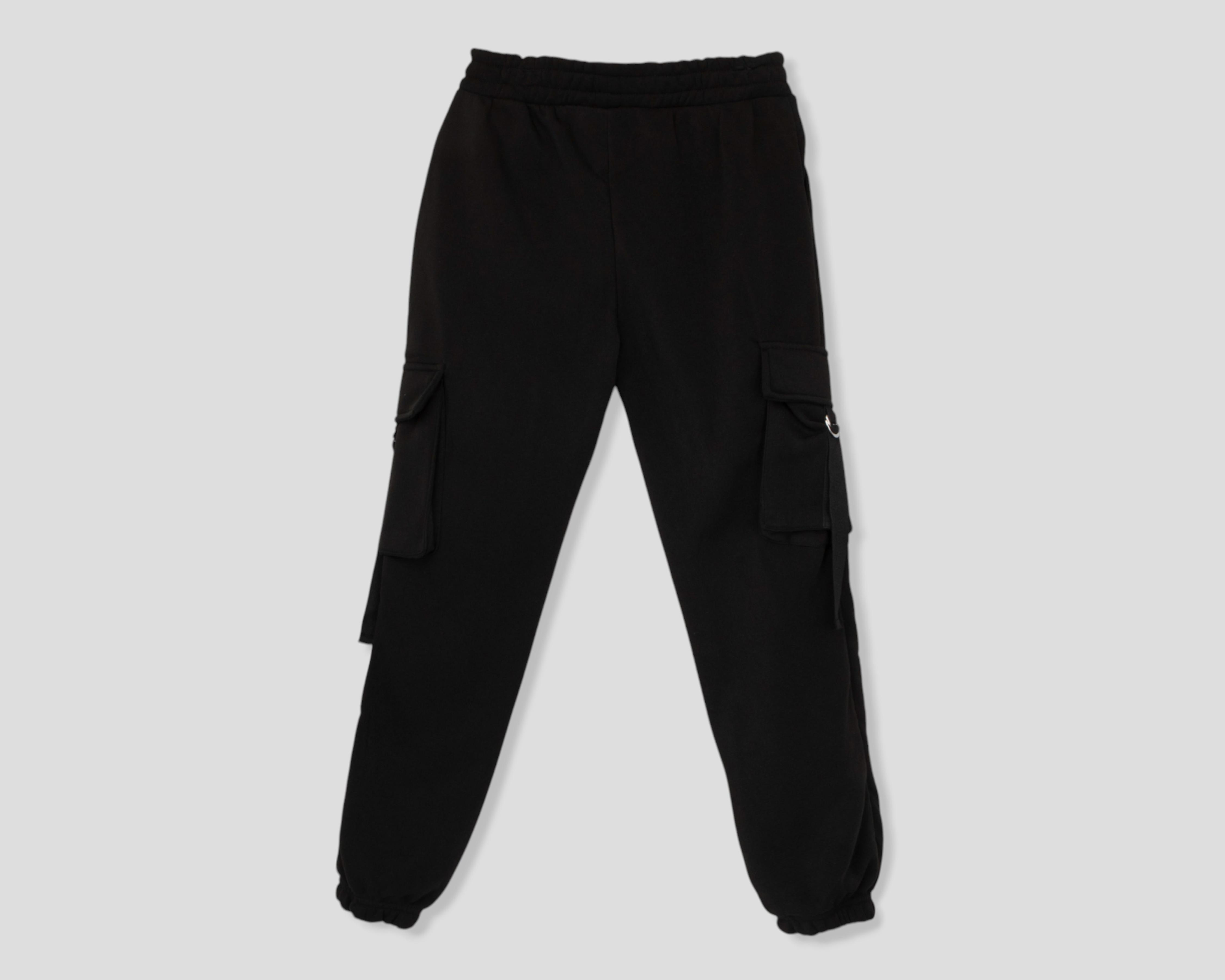 Foto 3 pulgar | Jogger York Team Polo Club Negro para Mujer