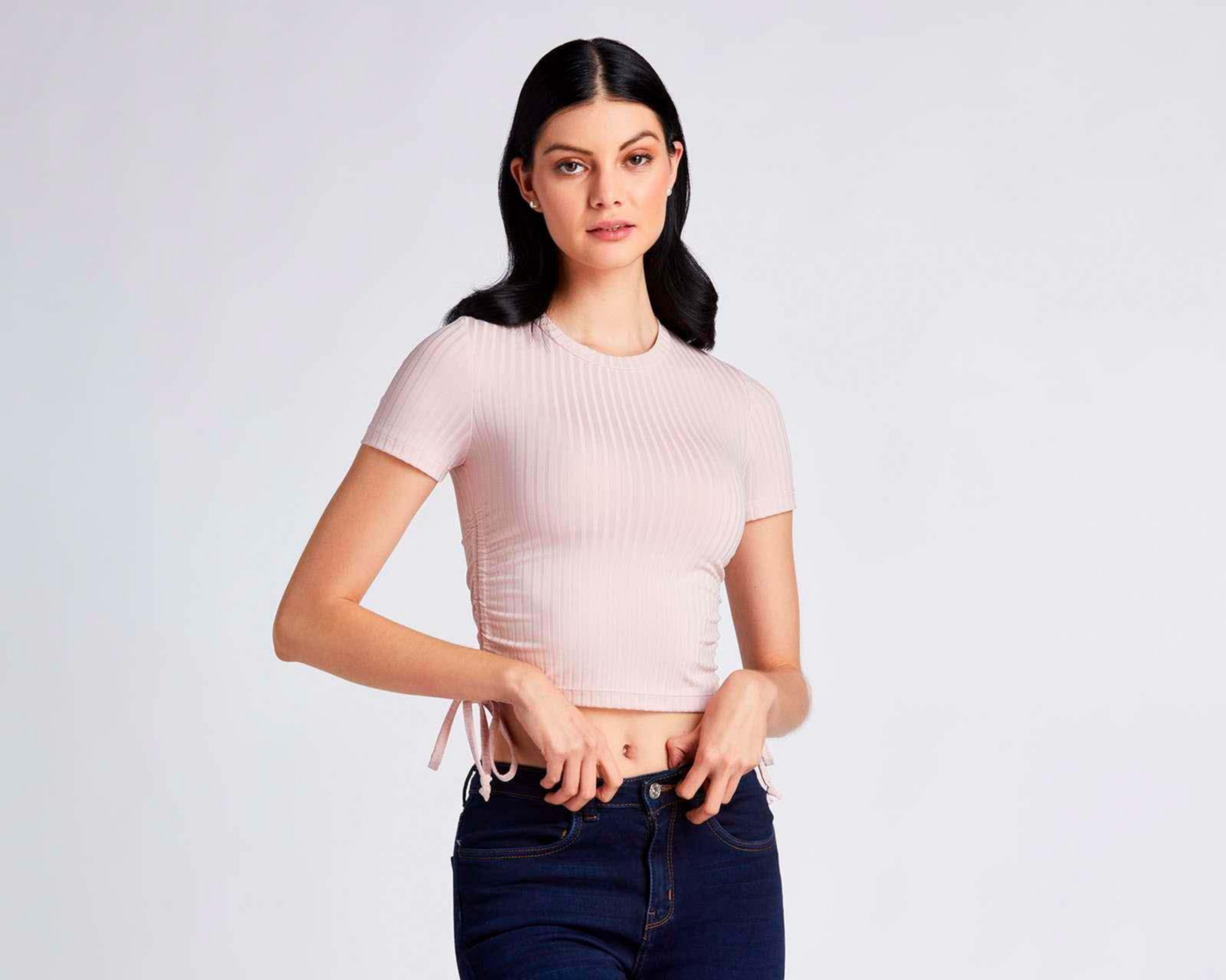 Crop Top Thinner Manga Corta con Jaretas