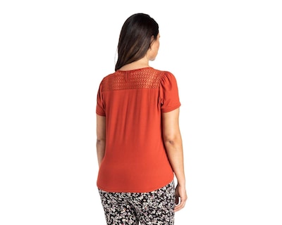 Foto 2 | Blusa Lady Sun Manga Corta con Collar