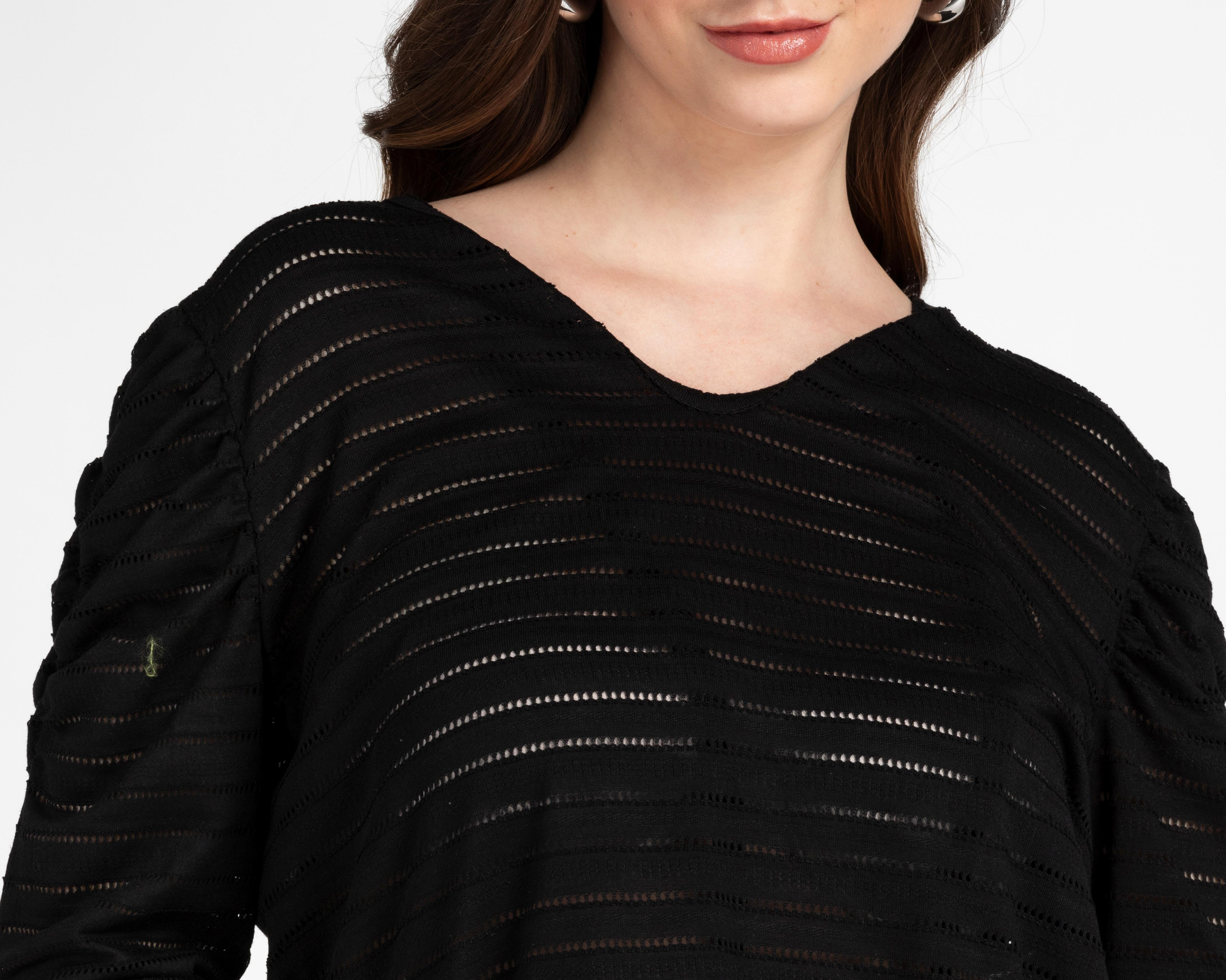 Foto 5 pulgar | Blusa Lady Sun Negra para Mujer