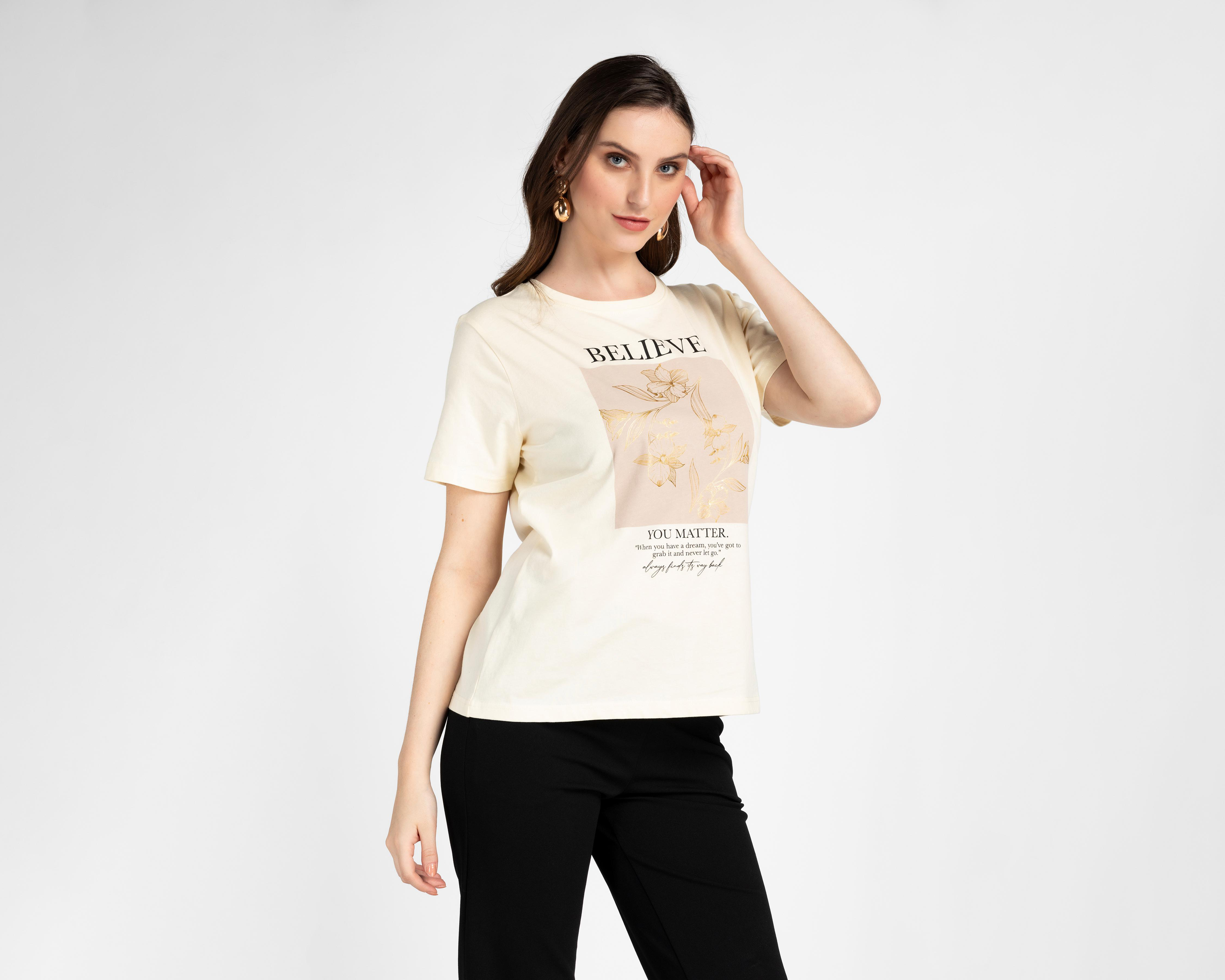Playera Sahara Manga Corta para Mujer
