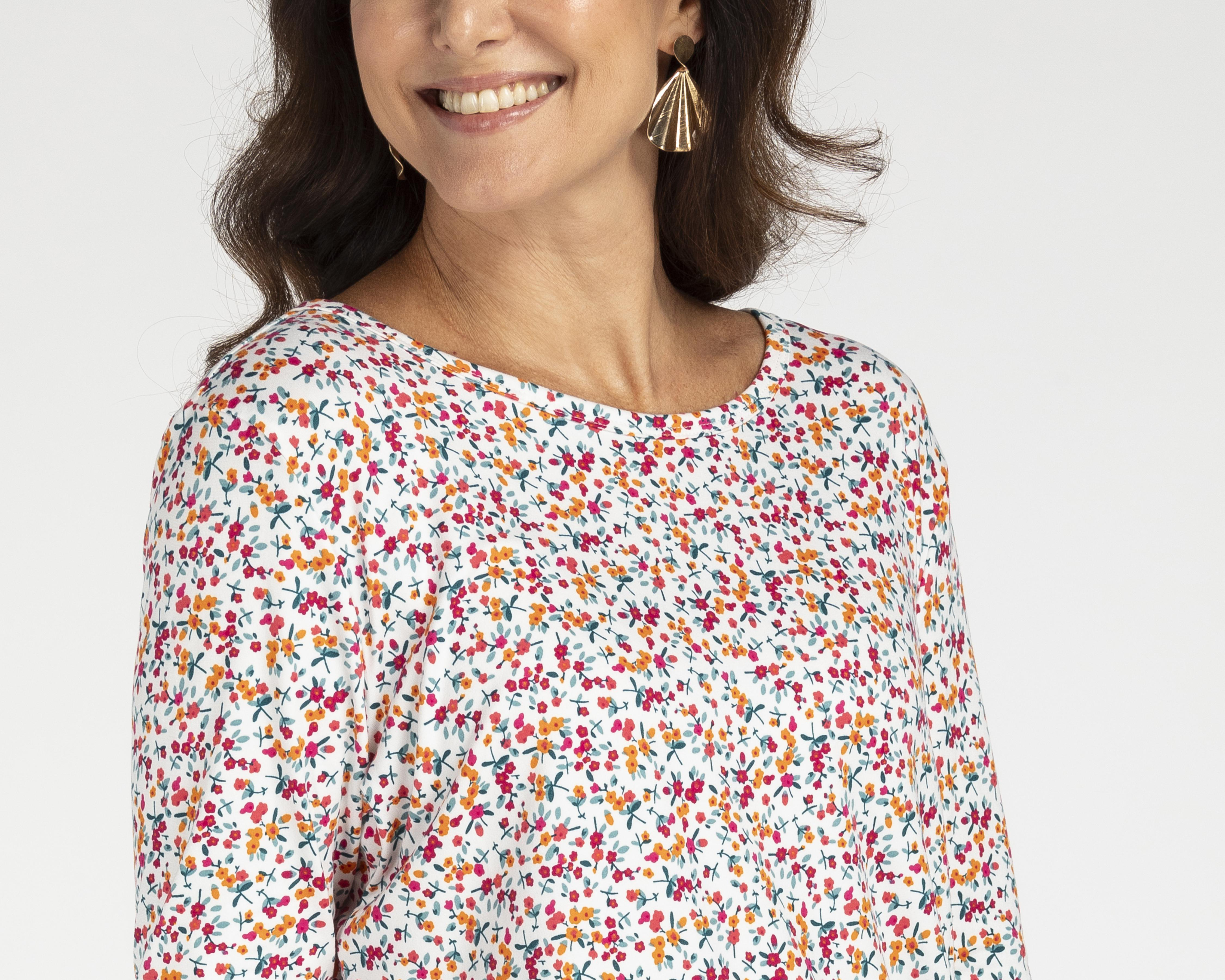 Foto 6 pulgar | Blusa Lady Sun Manga Larga para Mujer 2 Piezas