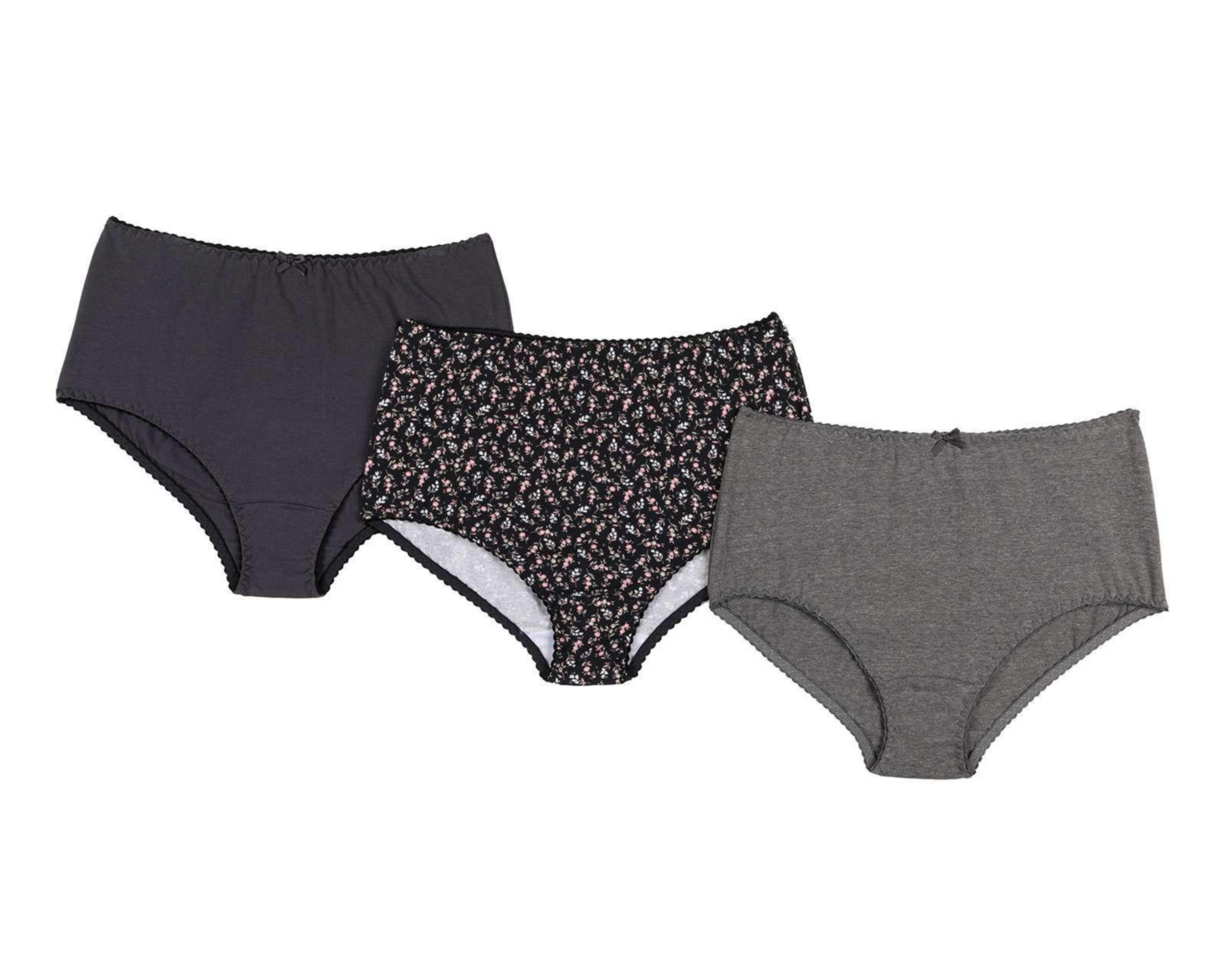 Foto 2 pulgar | Pantaletas Emociones para Mujer 3 Piezas