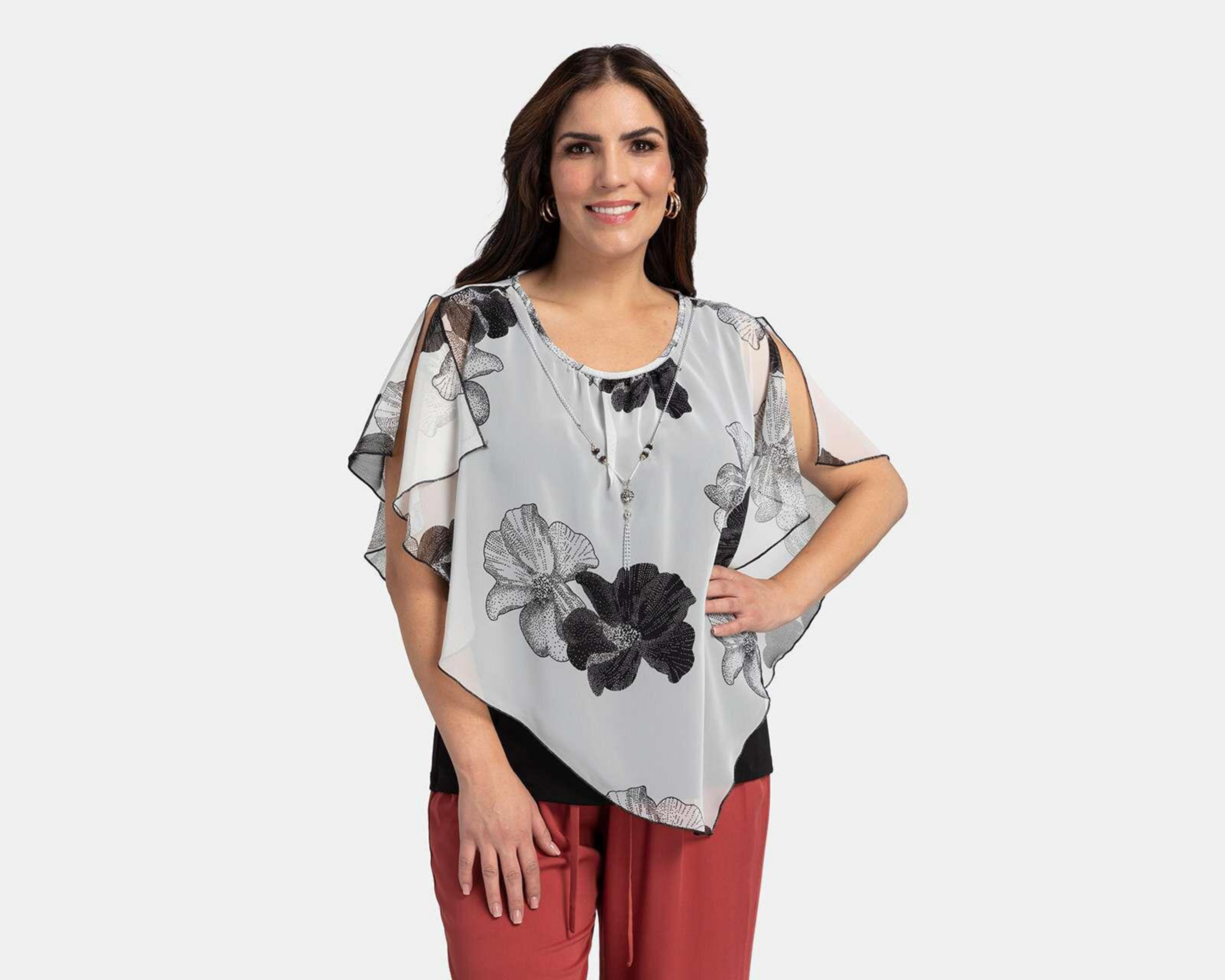 Foto 2 pulgar | Blusa Sahara sin Mangas Estampado Floral
