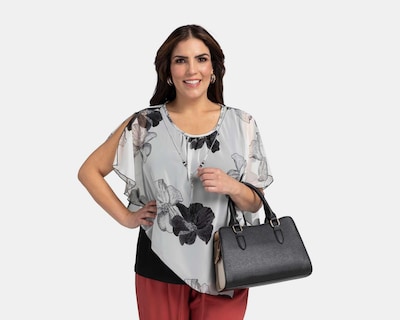 Foto 2 | Blusa Sahara sin Mangas Estampado Floral