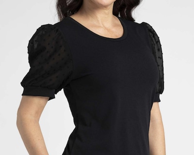 Foto 4 | Playera Sahara Manga Corta Negra