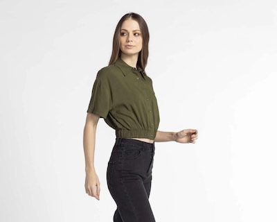 Foto 4 | Blusa Refill Manga Corta con Botones