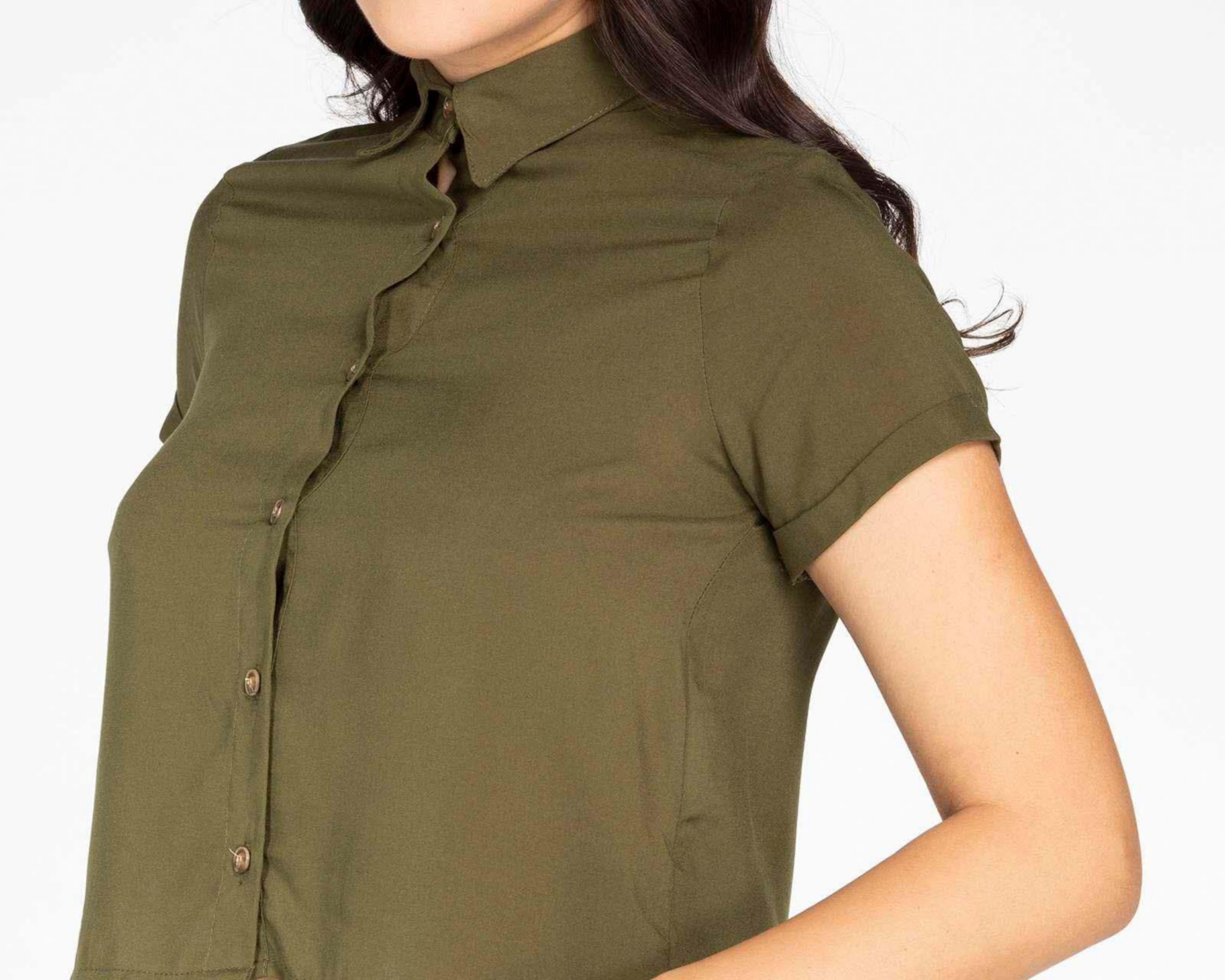 Foto 4 | Blusa 18 Forever Manga Corta con Botones