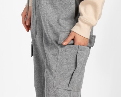 Foto 4 | Pantalón Ancho Refill Gris para Mujer