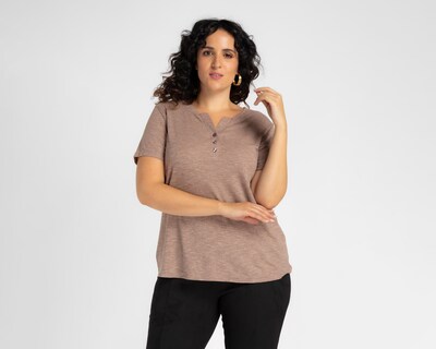 Foto 1 | Playera Lady Sun con Botones para Mujer