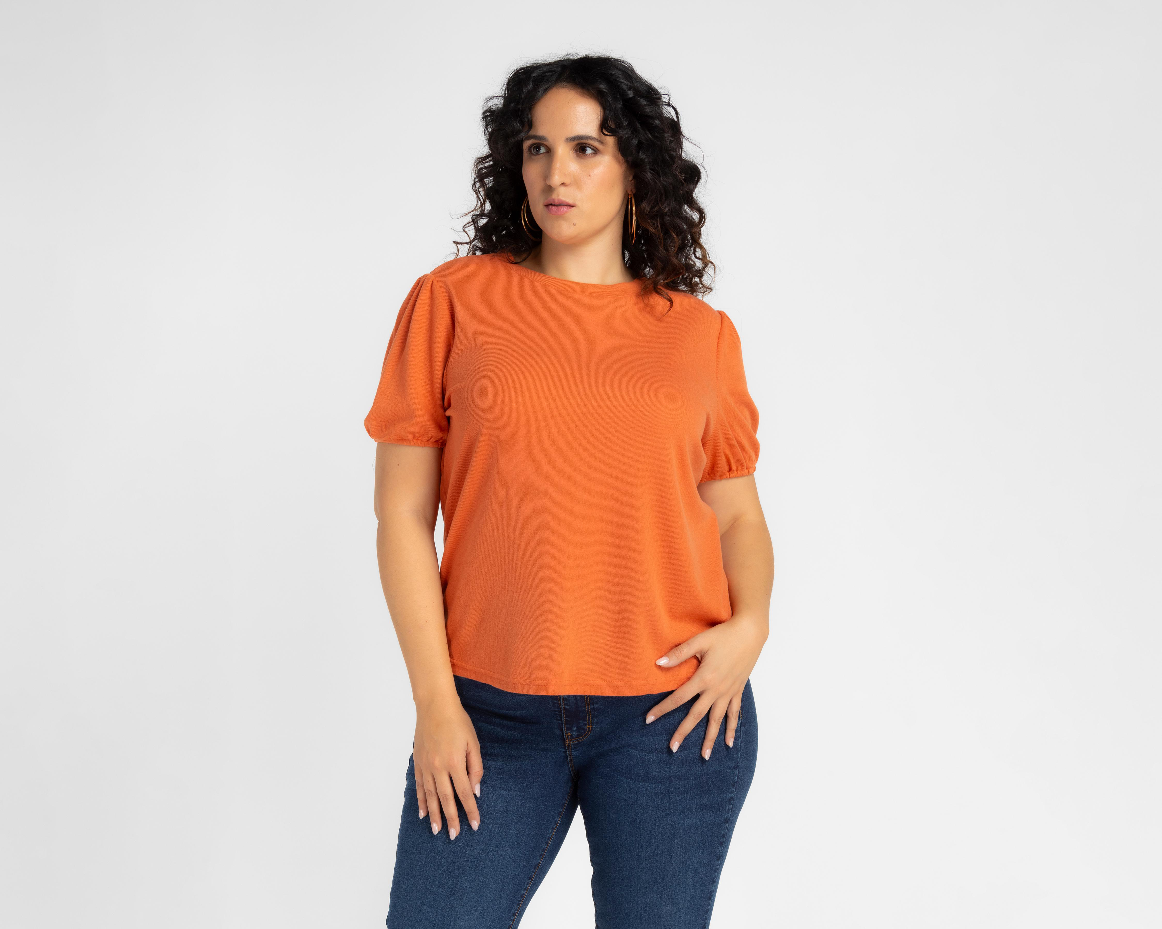 Foto 1 | Playera Lady Sun Manga Corta para Mujer