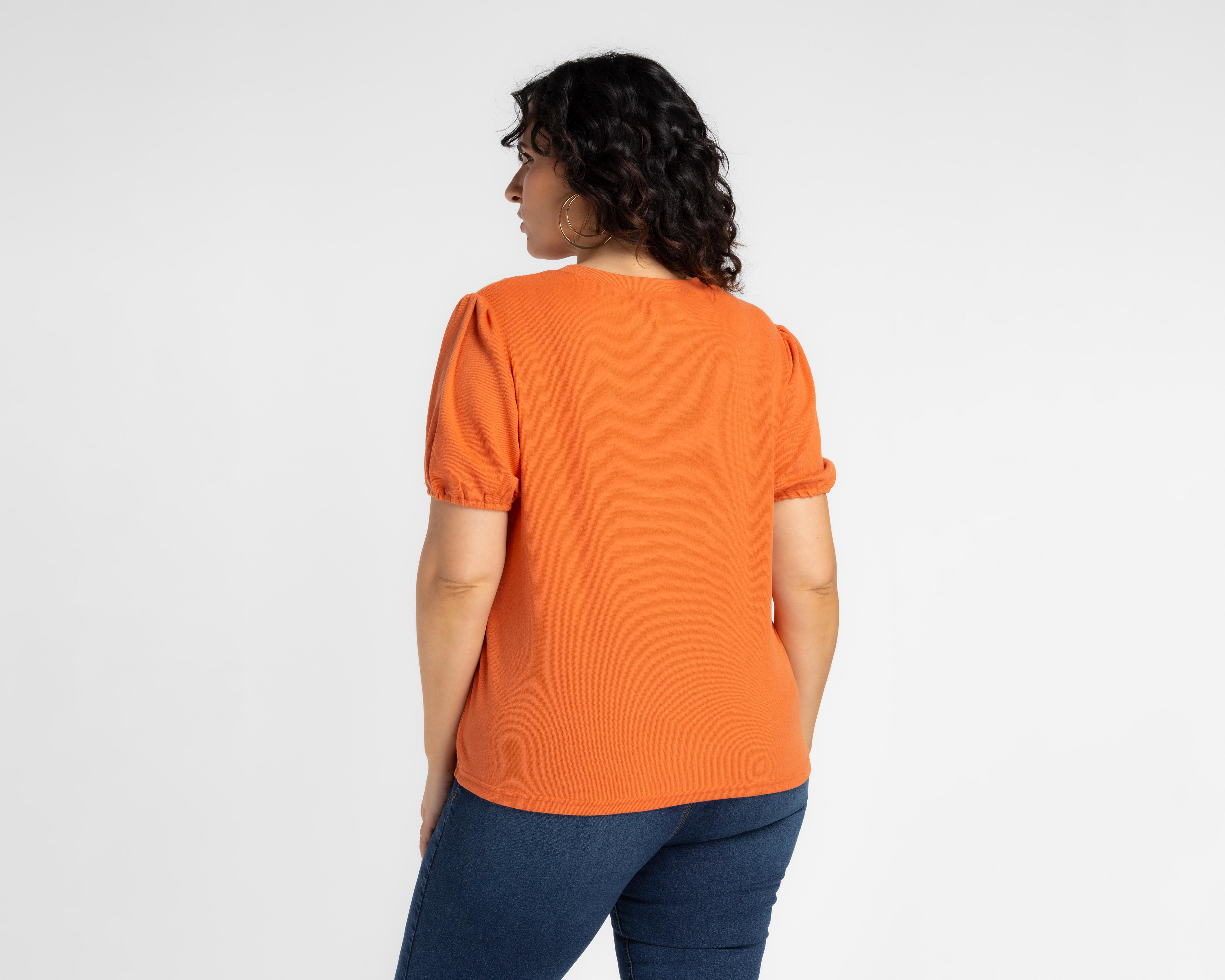 Foto 4 pulgar | Playera Lady Sun Manga Corta para Mujer