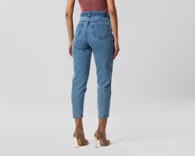 Foto 3 | Jeans Jennifer Lopez Mom Fit Azul