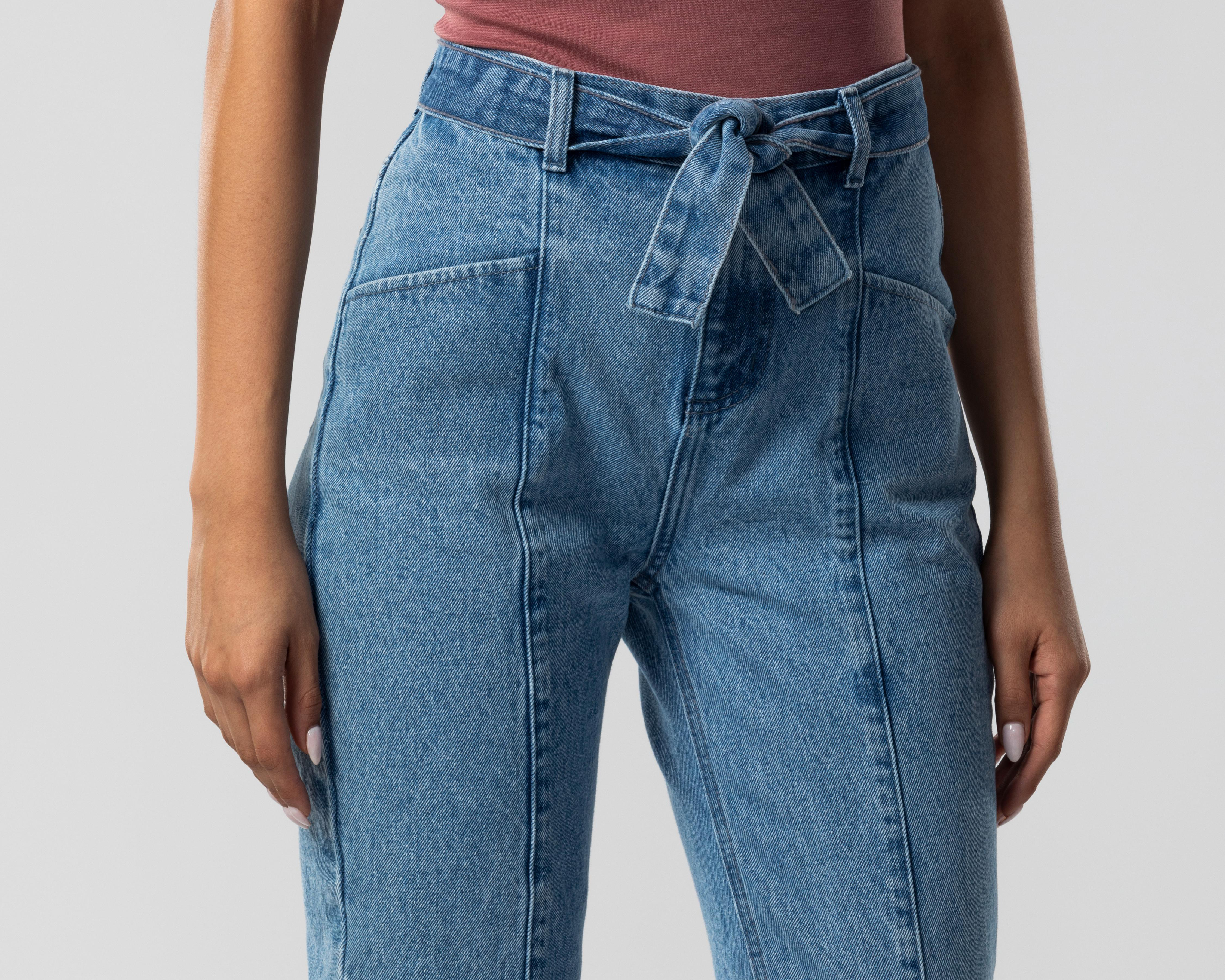 Foto 5 pulgar | Jeans Jennifer Lopez Mom Fit Azul