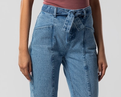 Foto 4 | Jeans Jennifer Lopez Mom Fit Azul