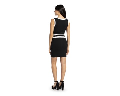 Foto 3 | Vestido Sahara Formal Negro Sin Mangas