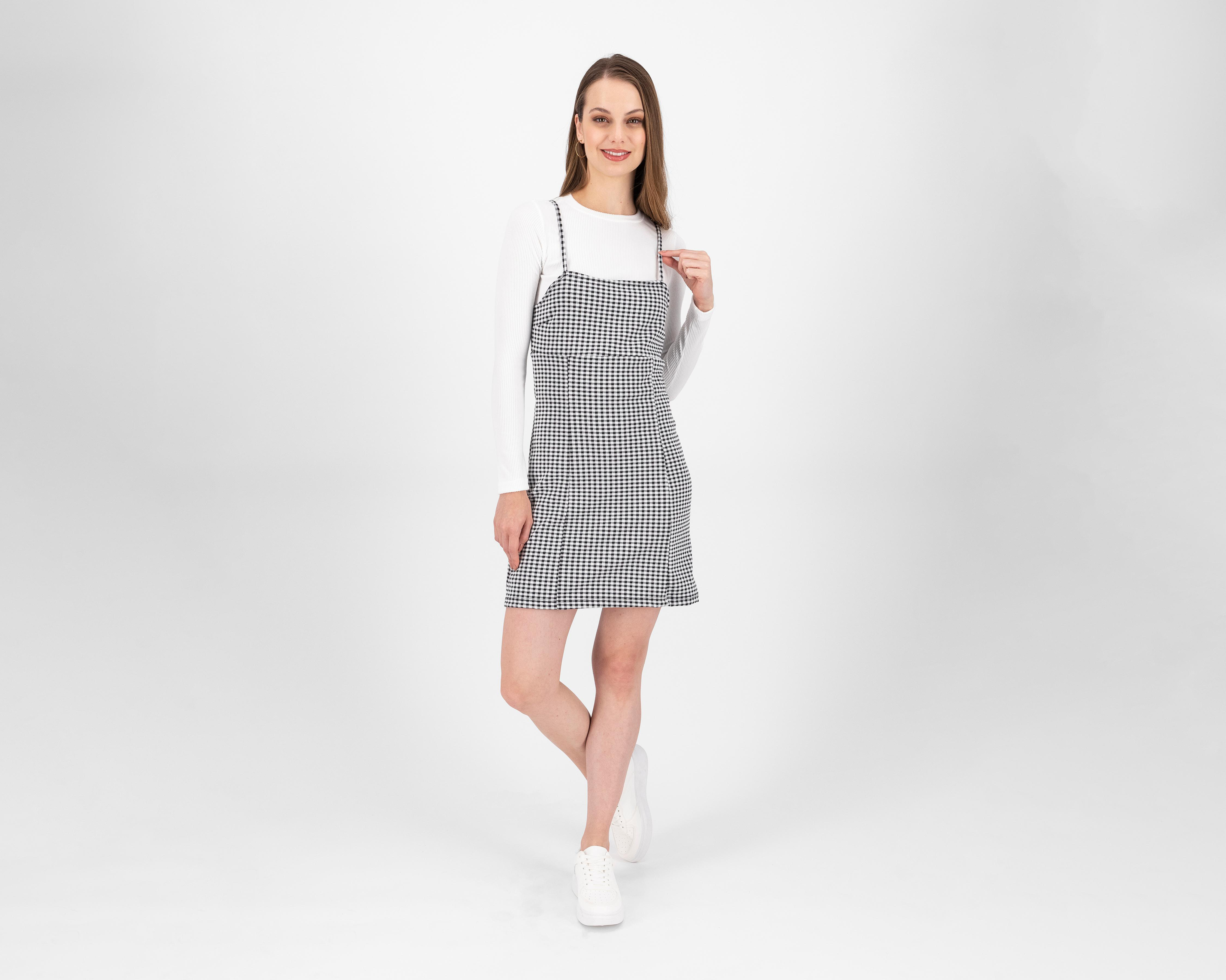 Foto 2 | Vestido Thinner Casual a Cuadros