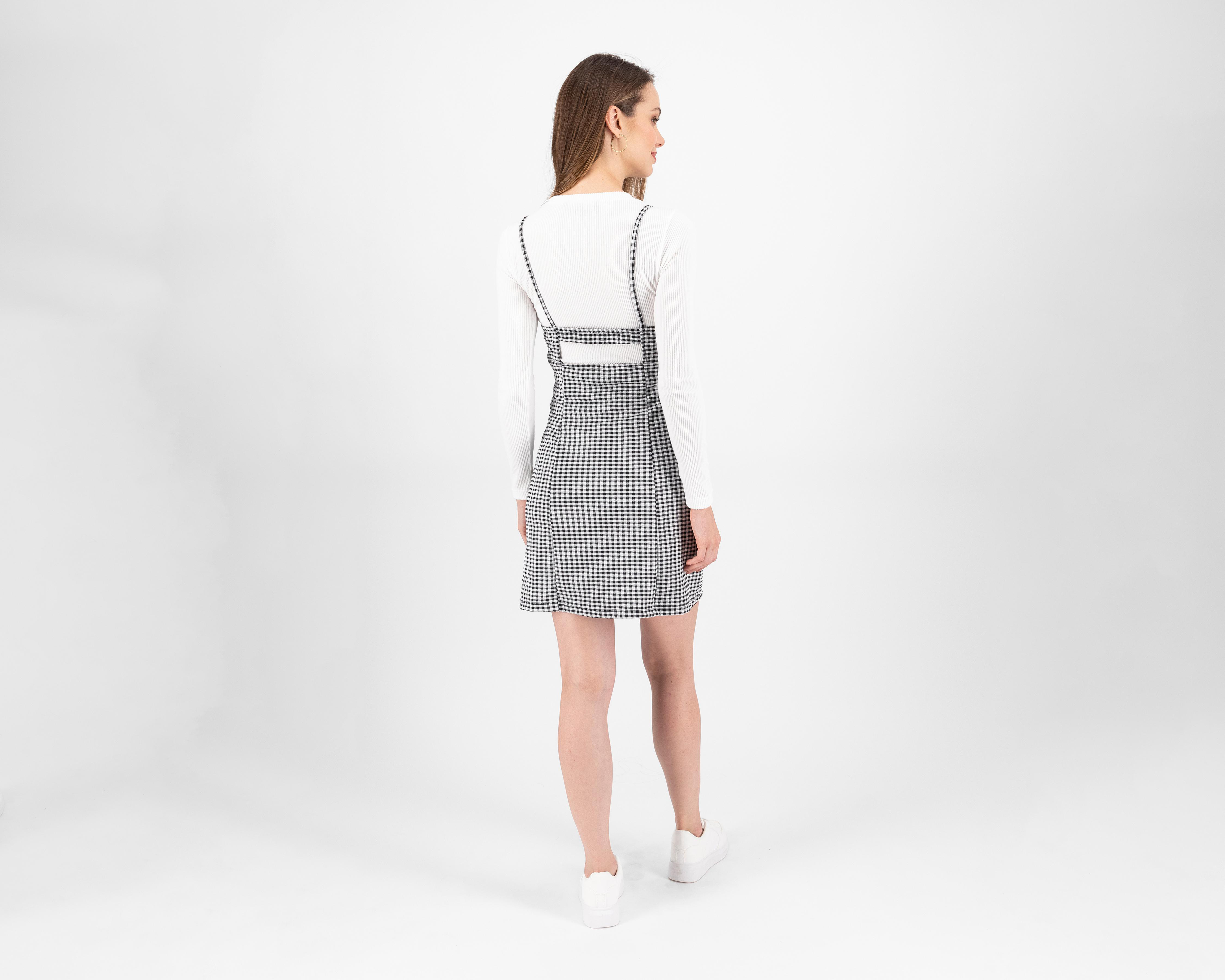 Foto 3 | Vestido Thinner Casual a Cuadros