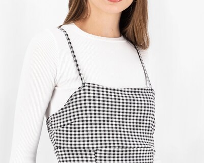 Foto 4 | Vestido Thinner Casual a Cuadros