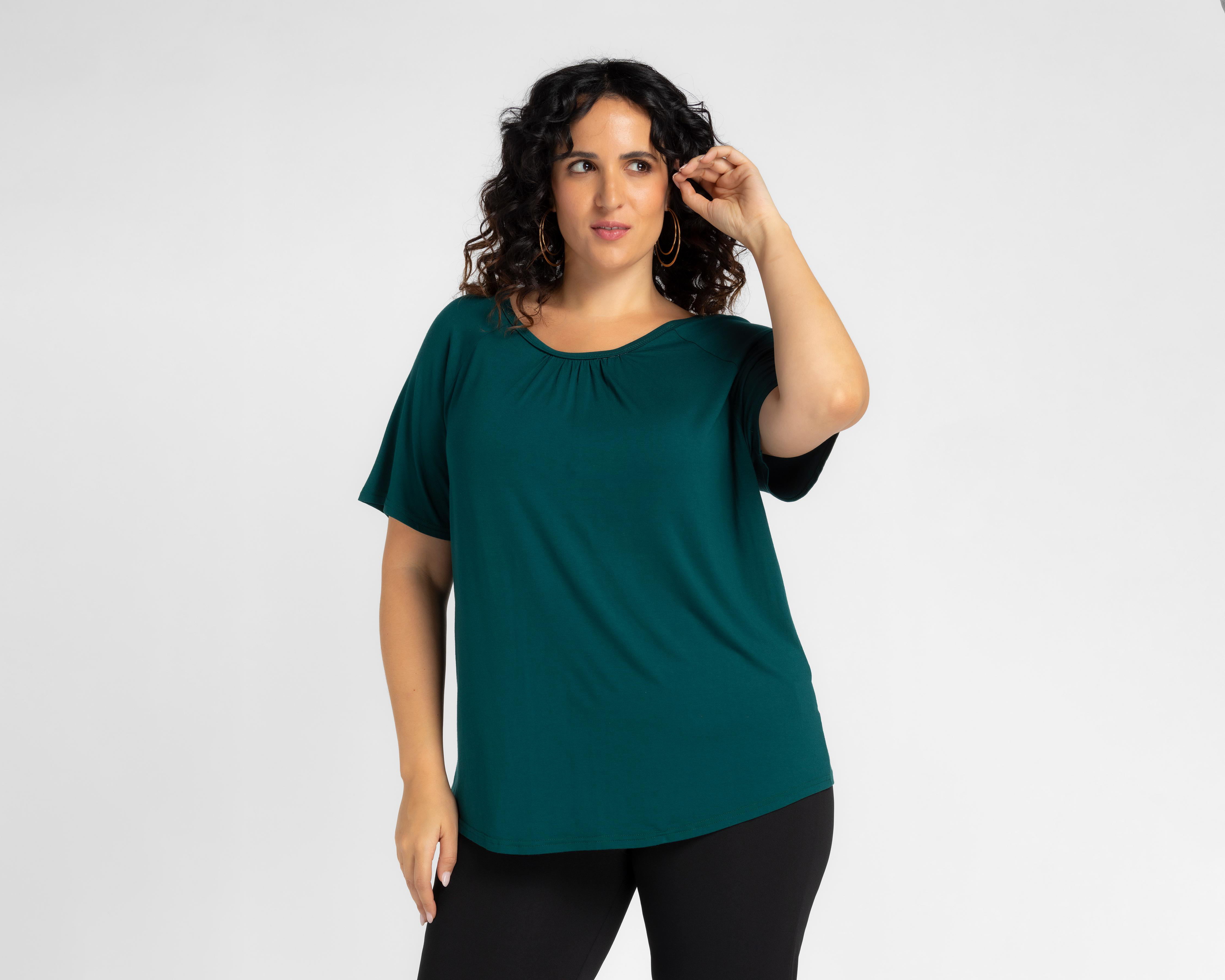 Foto 2 pulgar | Blusa Lady Sun Manga Corta para Mujer