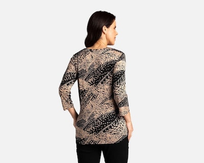 Foto 3 | Blusa Sahara Manga 3/4 Estampado Asimétrico